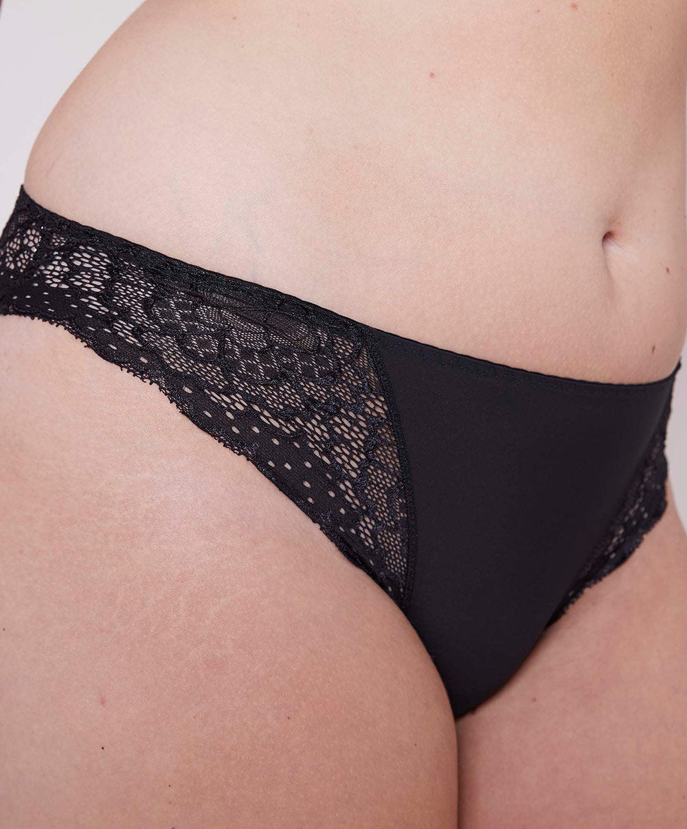 Slip Simone Pérèle Caresse noir 12A720-015