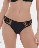 Slip Simone Pérèle Intrigue noir 1E2720-015