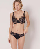 Slip Simone Pérèle Saga noir 15C720-016 face