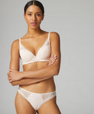Slip Simone Pérèle Swing poudre pétale 15Y726-332