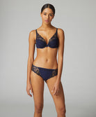Slip Simone Pérèle Wish bleu nuit 12B720-541