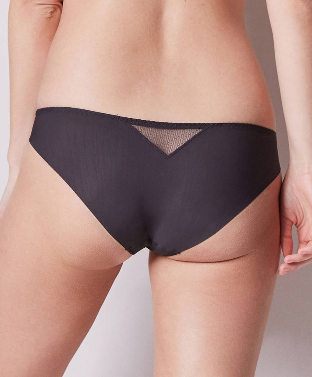Slip Simone Pérèle Promesse anthracite 12H720-829