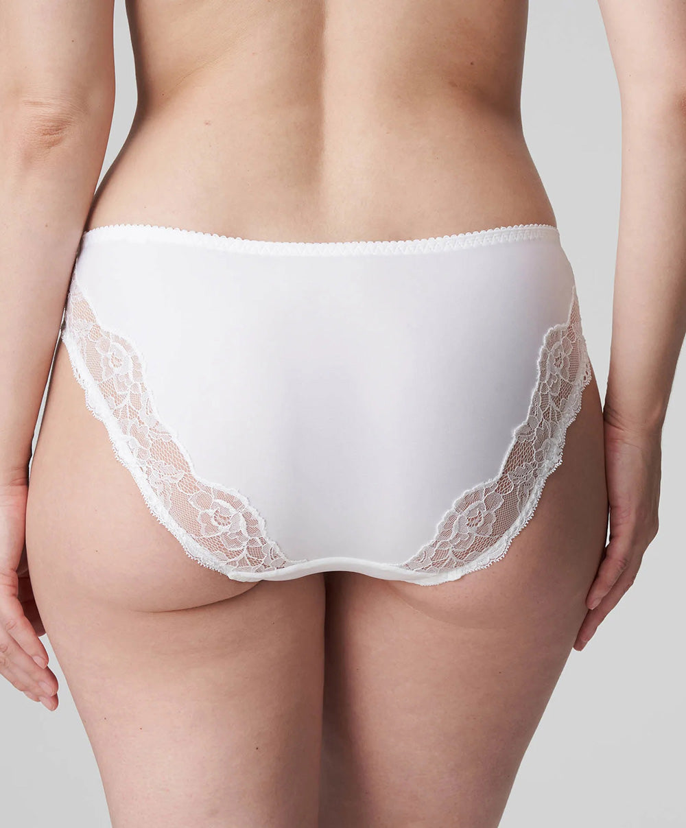 Slip brésilien dentelle PrimaDonna Madison blanc 0562125-WIT
