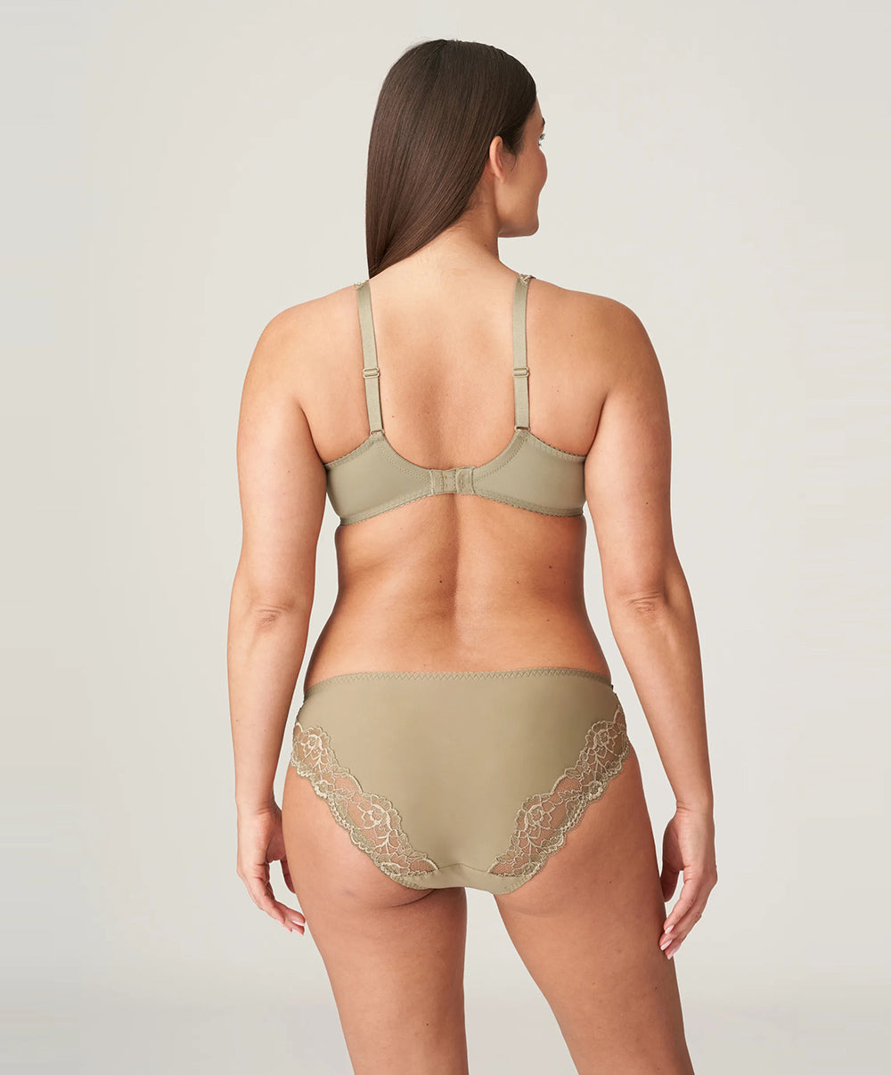 Slip brésilien dentelle PrimaDonna Madison golden olive 0562125-GOO