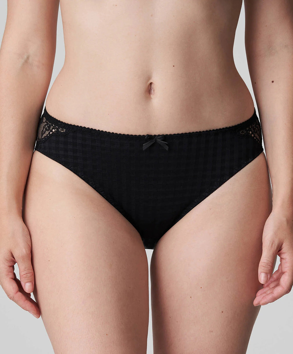 Slip brésilien dentelle PrimaDonna Madison noir 0562125-ZWA