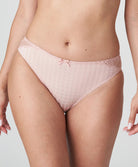 Slip brésilien dentelle PrimaDonna Madison rose poudré 0562125-PWD