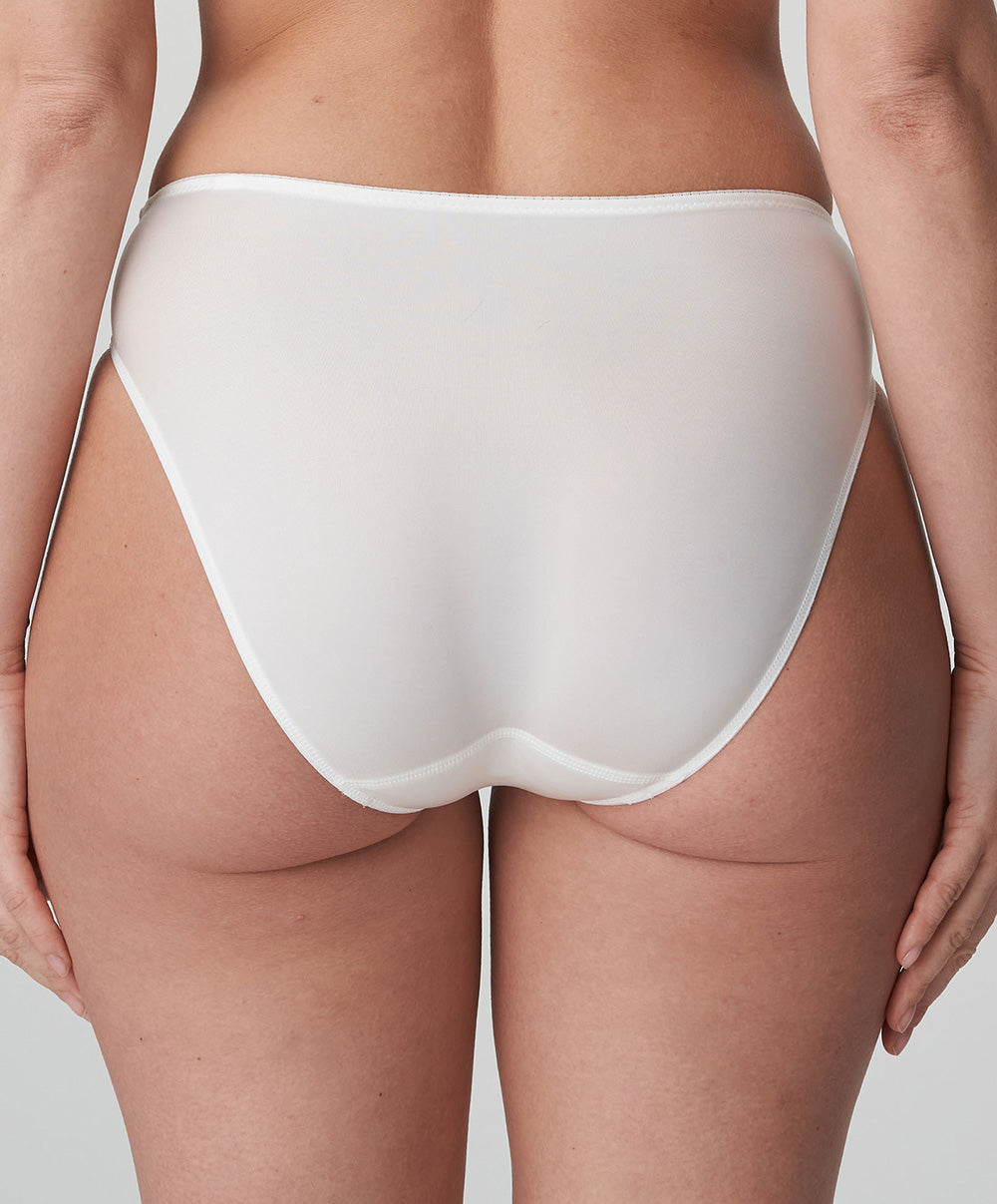 Slip brésilien invisible PrimaDonna Satin noir 0561330-NAT