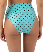 Culotte de bain à revers La Pois Toujours acqua brun Antigel Bain FBA0322-PA