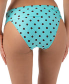 Culotte de bain à revers La Pois Toujours acqua brun Antigel Bain FBA0322-PA