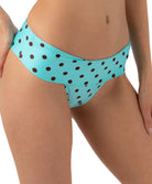 Culotte de bain à revers La Pois Toujours acqua brun Antigel Bain FBA0322-PA