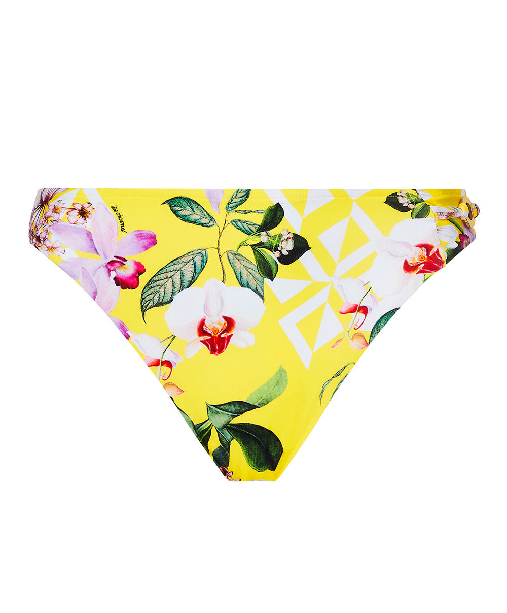 Slip de bain Lise Charmel bain Jardin Délice soleil jaune ABB0378-SD