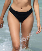 Slip de bain Lise Charmel bain Sublime Drapé noir ABB0350-NO
