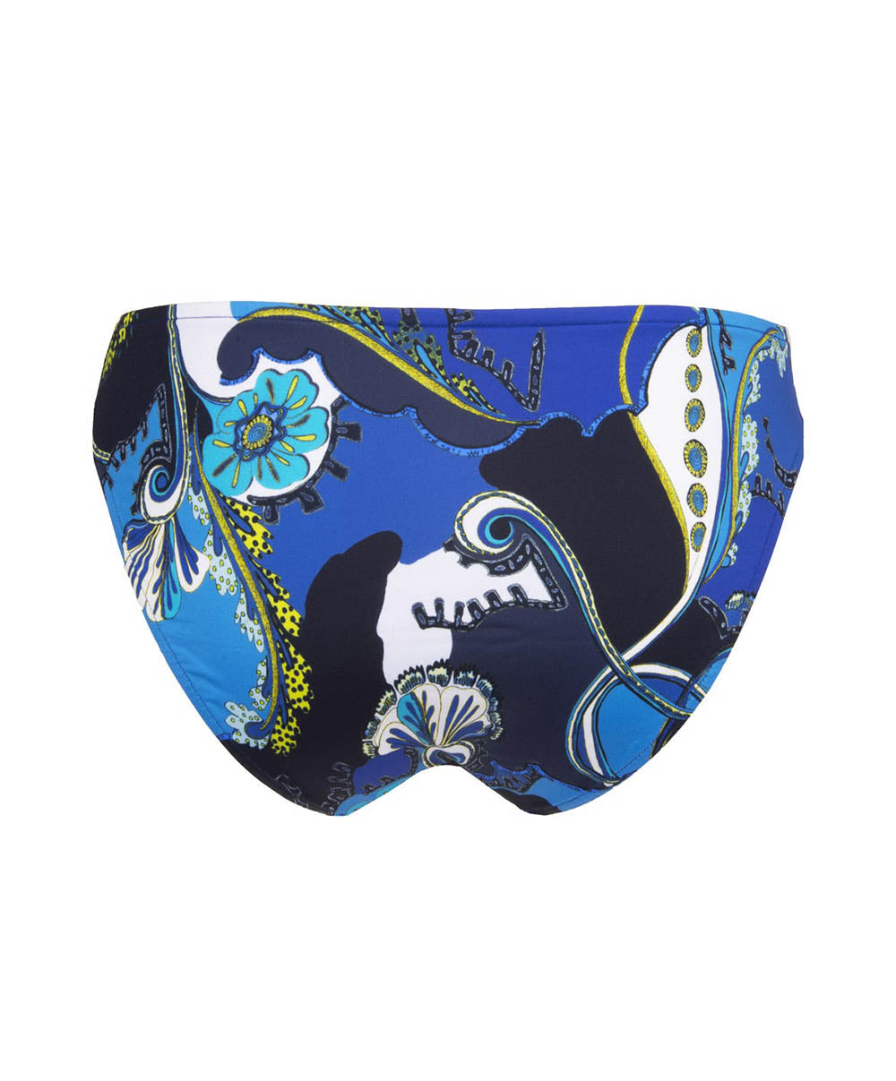 Bas de maillot de bain culotte Lise Charmel bain Soleil floral Bleu ABB0346-BF