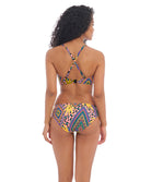Slip de bain bikini Cala Fiesta multi léopard Freya swim AS200970-MUI