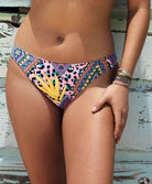 Slip de bain bikini Cala Fiesta multi léopard Freya swim AS200970-MUI