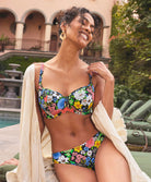 Slip de bain bikini Floral Haze multicolore Freya swim AS202870-MUI