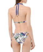 Slip de bain bikini à nouettes Lise Charmel bain Odyssée Cashmer bleu ABB0163-BC