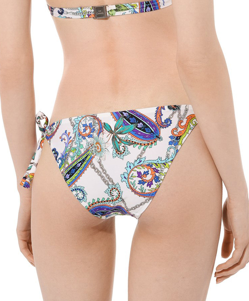 Slip de bain bikini à nouettes Lise Charmel bain Odyssée Cashmer bleu ABB0163-BC