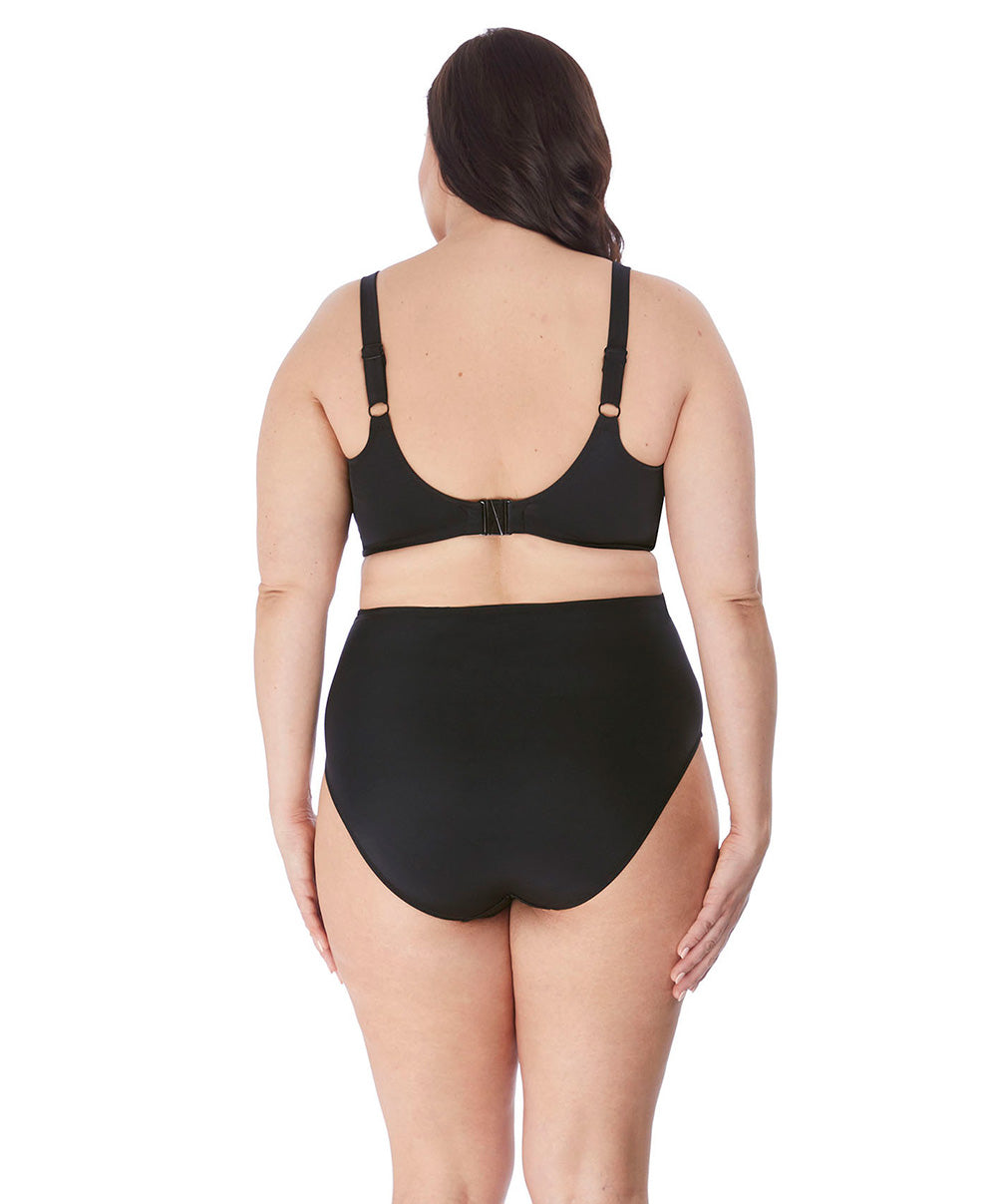 Slip de bain grande taille Elomi swim Magnetic noir ES7196-BLK