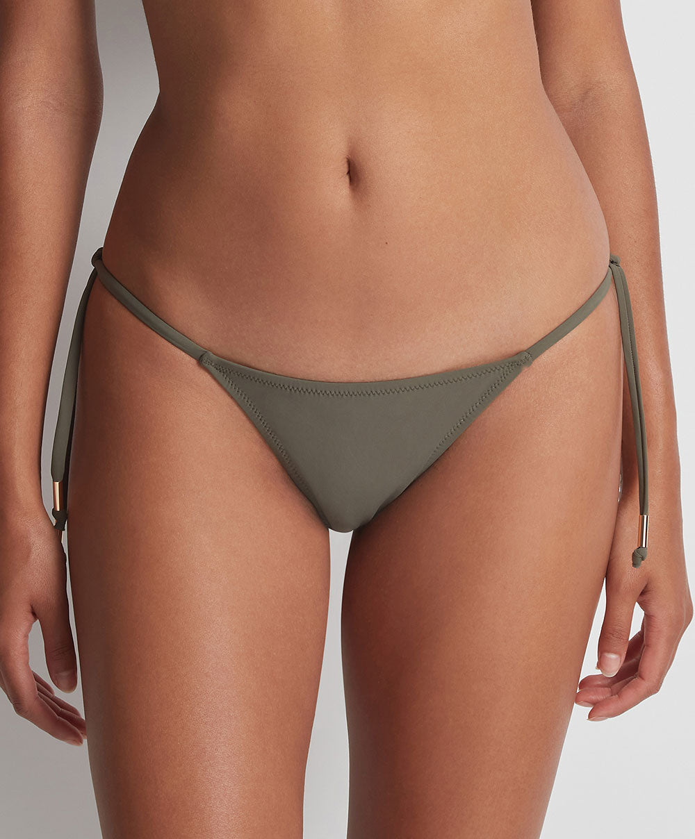 Slip de bain "Mini-Coeur" Aubade Bain Beach Escape kaki LS20-KAKI