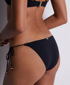 Slip de bain "Mini-Coeur" Aubade Bain Secret Laguna noir 2T20-NOIR