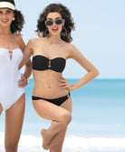 Slip de bain échancré L'Exquise Antigel noir Antigel Bain EBA0720-NO