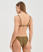 Slip de bain séduction La Muse Africa jaune Antigel Bain EBB0756-JA