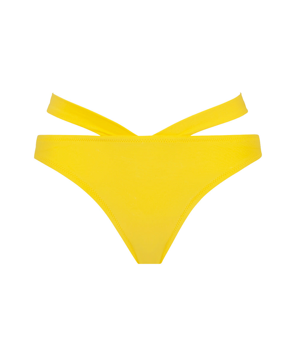 Slip de bain séduction La Chiquissima jaune Antigel Bain EBB0714-MS 10