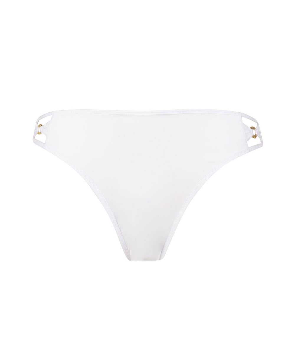 Bas de maillot de bain slip séduction Lise Charmel bain Chic audace Blanc ABB0759-BL