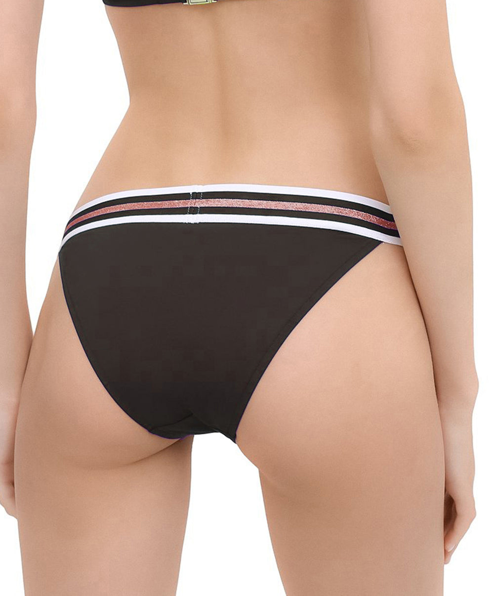 Slip de bain taille basse Lise Charmel bain Énergie Nautique taupe ABA0435-TN