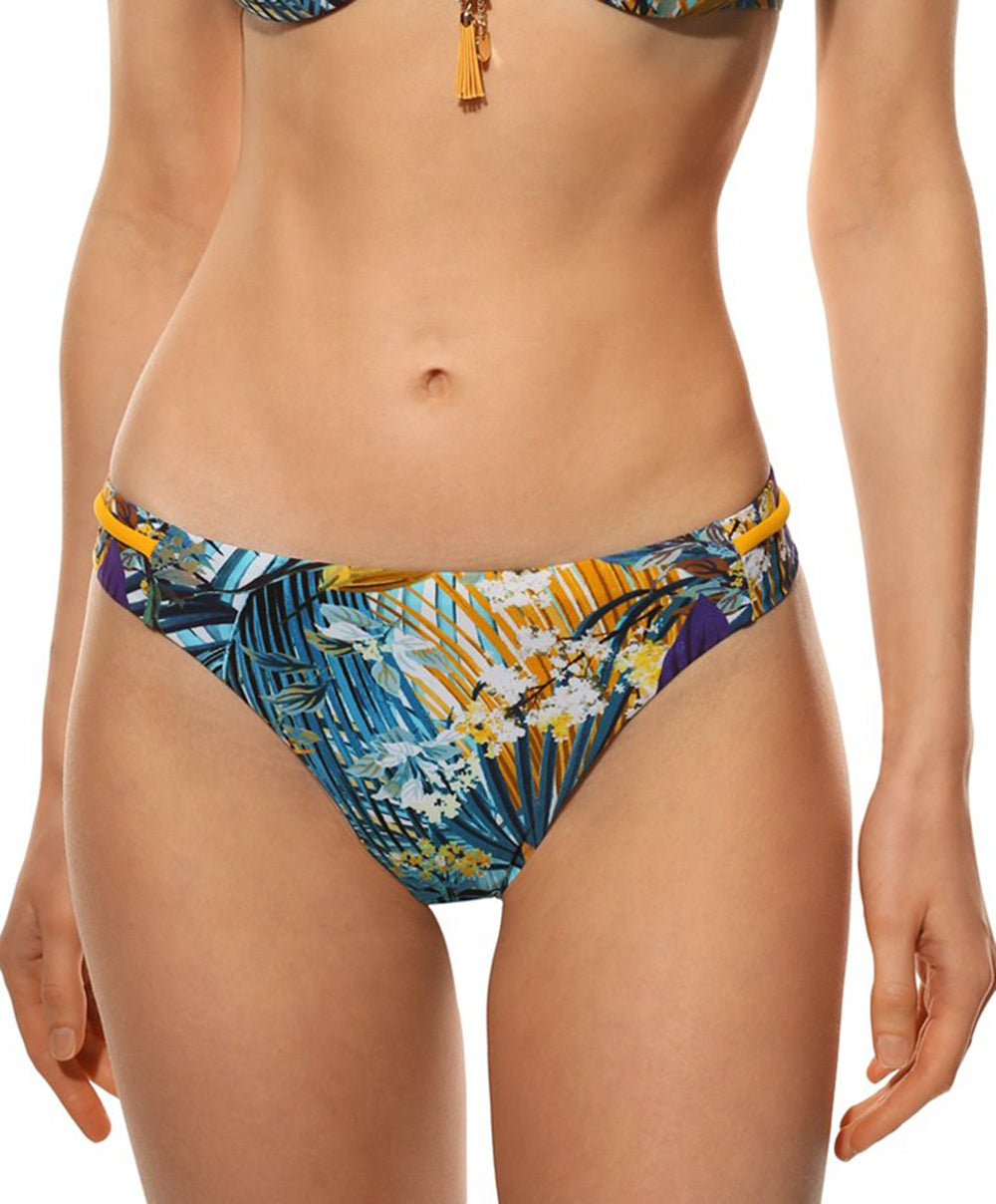 Slip de bain taille basse Lise Charmel bain Evasion Jungle aqua ABB0456-JA