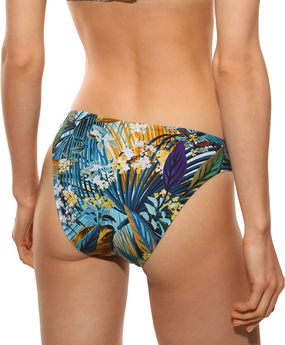 Slip de bain taille basse Lise Charmel bain Evasion Jungle aqua ABB0456-JA