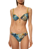 Slip de bain taille basse Lise Charmel bain Evasion Jungle aqua ABB0456-JA