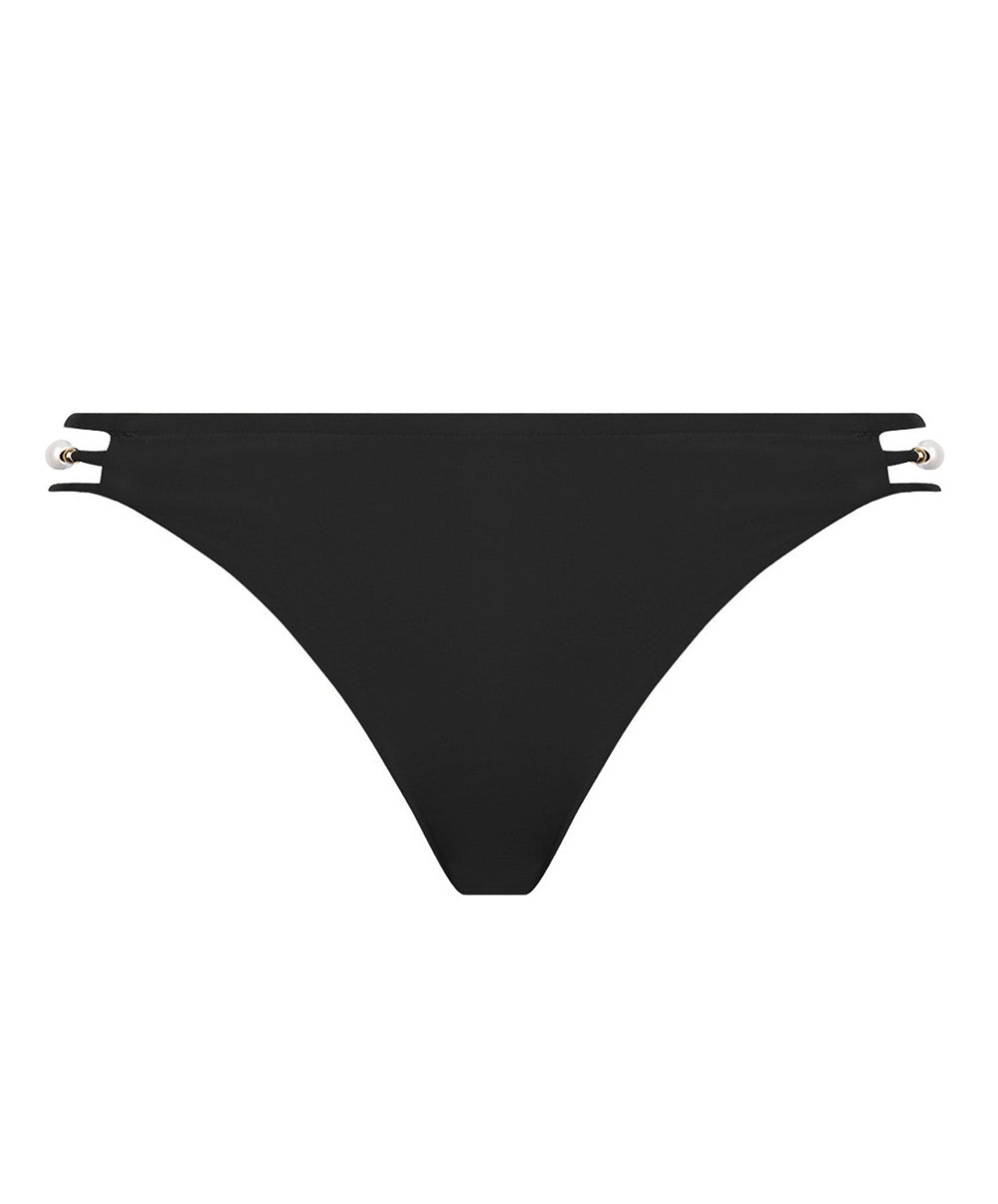 Slip de bain taille basse Lise Charmel bain Perles Nacrées noir ABB0469-NO 10
