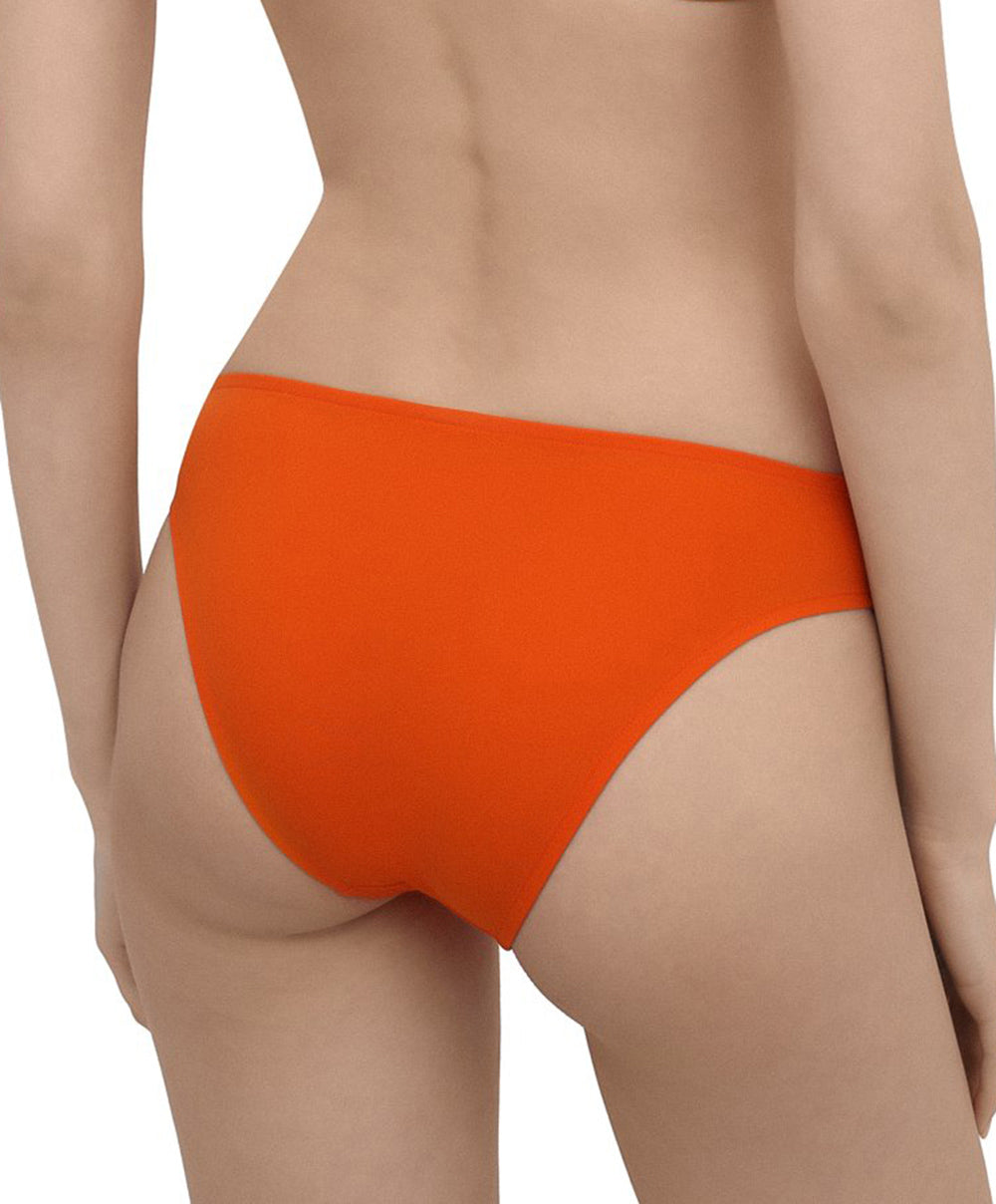 Slip de bain taille basse Lise Charmel bain Ajourage Couture curry ABA0415-CC
