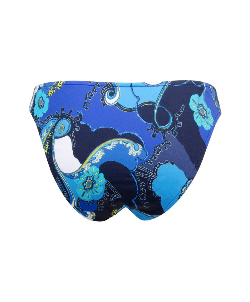 Slip de bain taille basse Lise Charmel bain Soleil floral Bleu ABB0446-BF