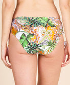 Slip de bain taille mi-haute échancrure ajustable Lise Charmel bain Féérie Tropicale nature tropicale ABB0648-NT