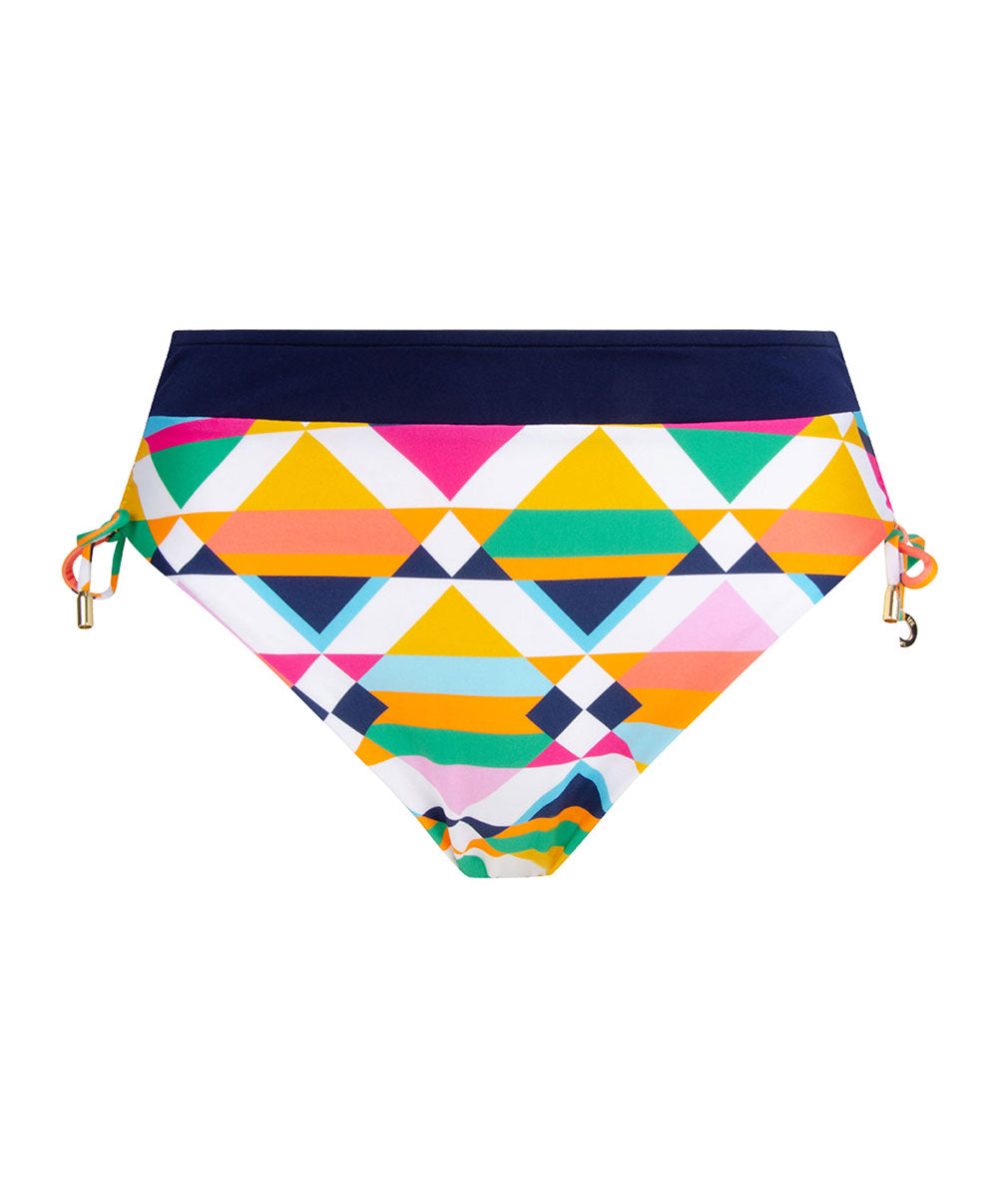 Slip de bain taille mi-haute échancrure ajustable Lise Charmel bain Lumière Solaire multicolore ABB0658-LH