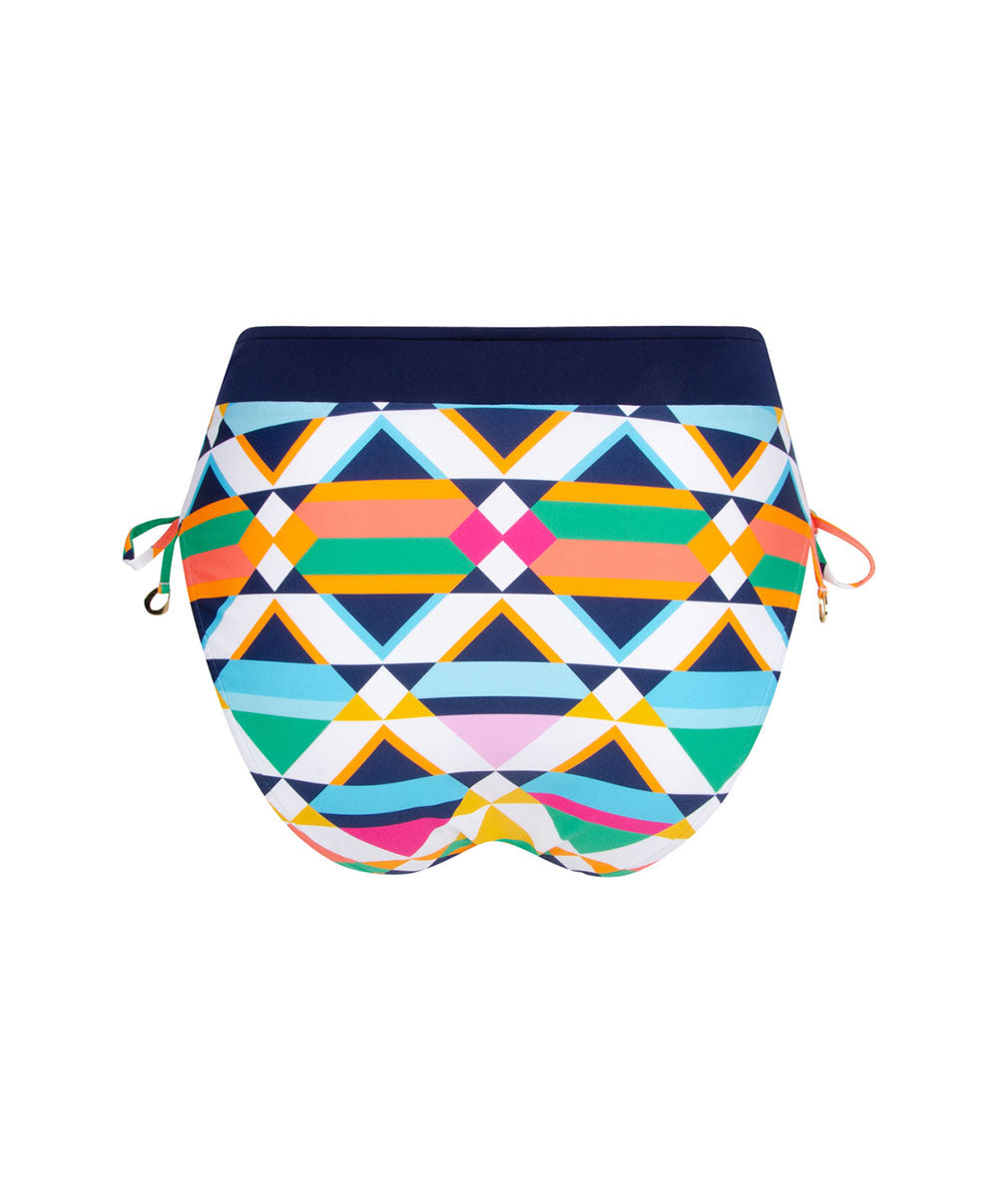 Slip de bain taille mi-haute échancrure ajustable Lise Charmel bain Lumière Solaire multicolore ABB0658-LH