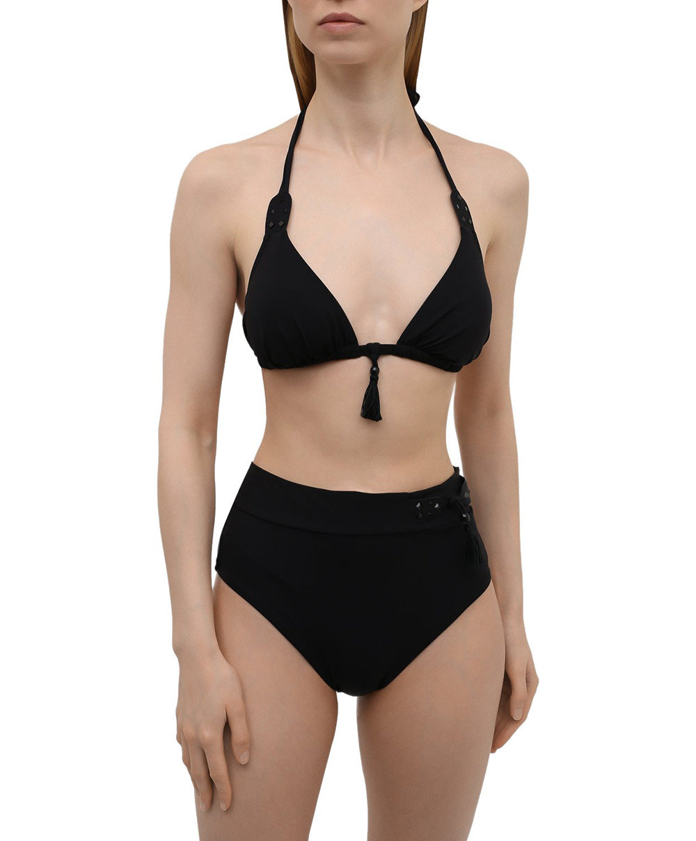 Bas de maillot de bain à coulisses Lise Charmel bain Elegance croisière Noir ABB0647-NO -10