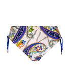 Slip de bain taille mi-haute échancrure ajustable Lise Charmel bain Odyssée Cashmer bleu ABB0663-BC