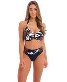 Slip de bain taille haute mi-couvrant Fantasie swim Lake Orta french navy FS503377-FRY