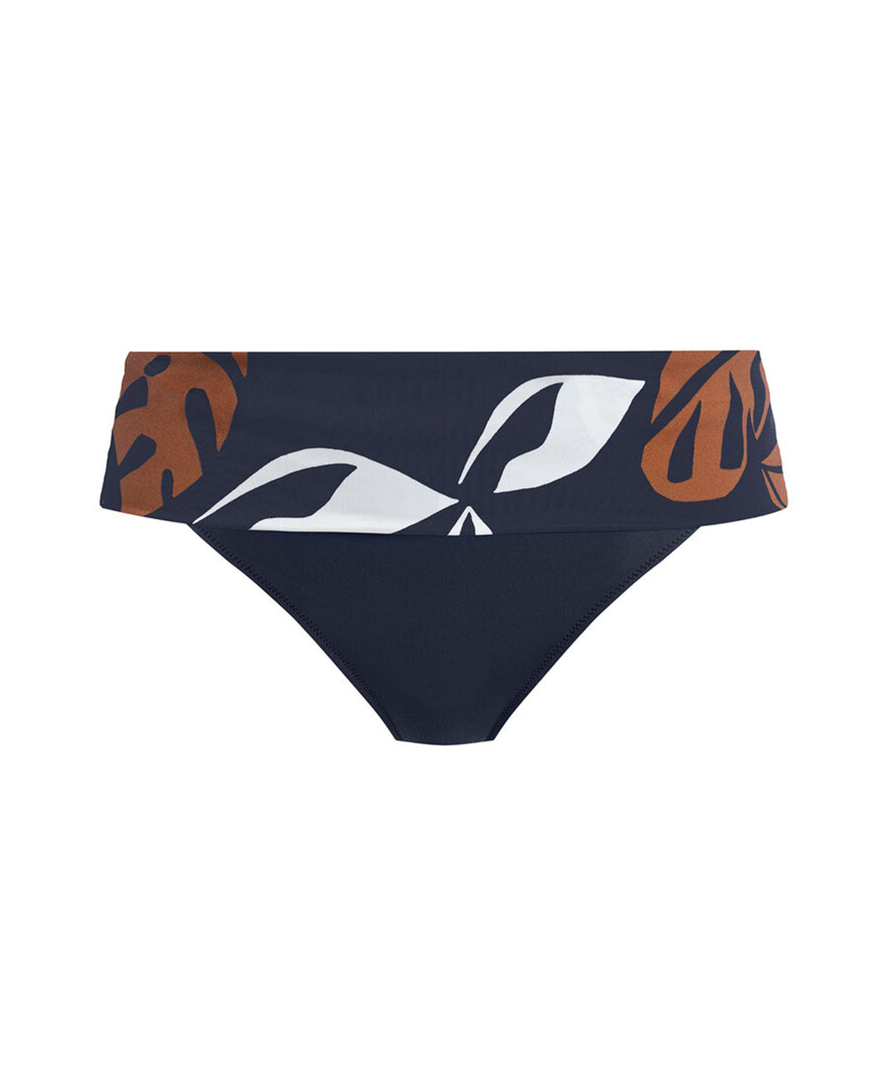 Slip de bain taille haute mi-couvrant Fantasie swim Lake Orta french navy FS503377-FRY