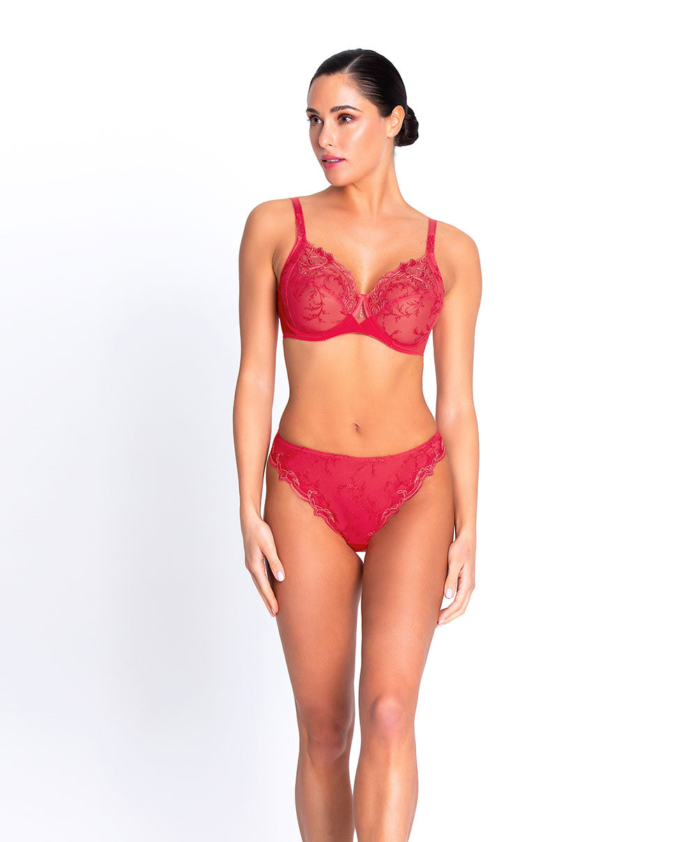 Slip dos opaque "Fantaisie" Lise Charmel Source Beauté hibiscus beauté ACH0272-HB