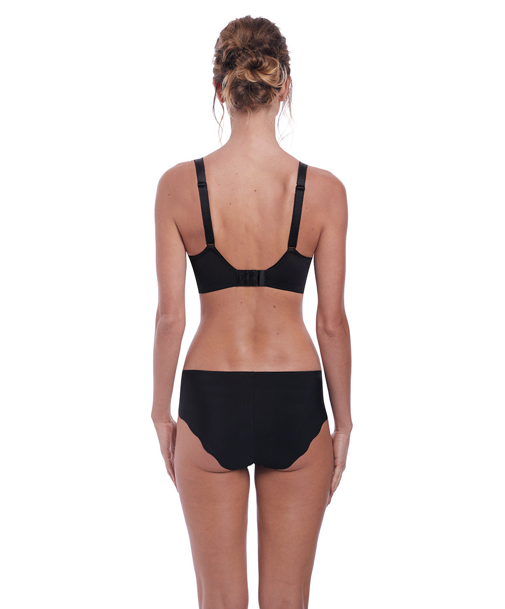 Slip dos opaque Fantasie Anoushka noir FL3215-BLK face