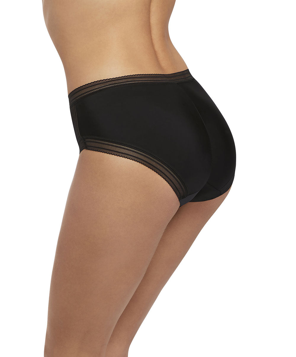 Slip dos opaque Fantasie Fusion noir FL3095-BLK