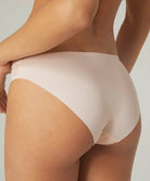 Slip en dentelle dos opaque Simone Pérèle Comète sable rosé 12S720-772