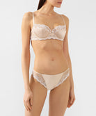 Slip dos opaque en soie Lise Charmel Splendeur soie aurore ACC0280-SR