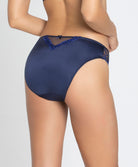 Slip dos opaque en soie Lise Charmel Splendeur Soie bermudes bleu ACC0280-BS