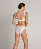 Slip dos opaque en soie Lise Charmel Splendeur soie écru nacre ACC0280-EN